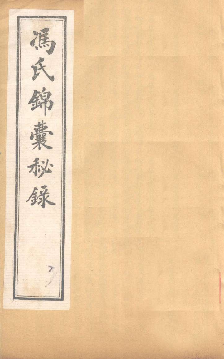 冯氏锦囊秘录杂症大小合参  卷3、卷4